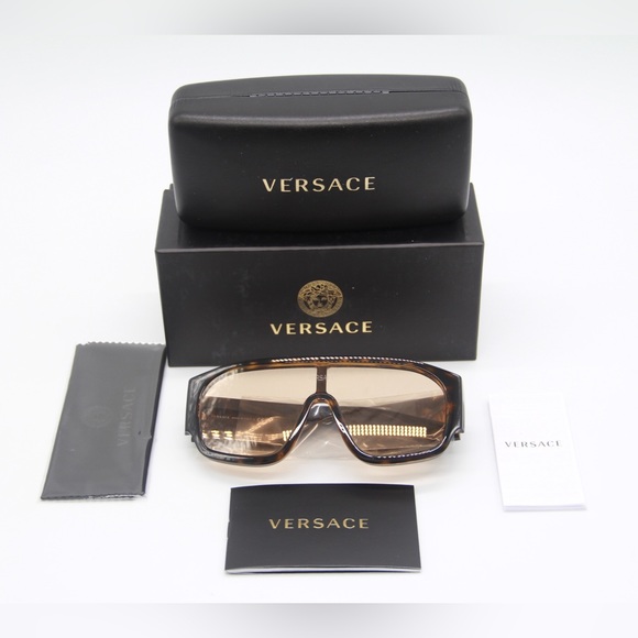 NEW VERSACE VE4439 108/73 UNISEX SHIELD SUNGLASSES VERSACE VE 4439 MOD4439 - Picture 11 of 11
